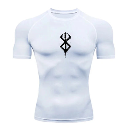 T-shirt compression homme "Berserk" – respirant, gainant et sèche rapide