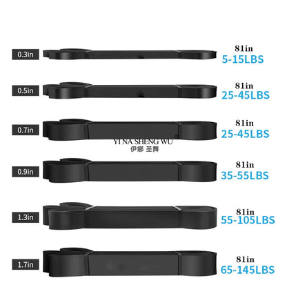 Bande de résistance musculation en latex – Heavy Duty Power Band pour traction, crossfit et entraînement