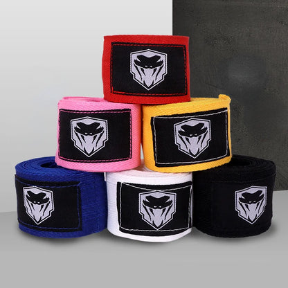 Bandages de Boxe Coton Mélangé – 1,5m / 3m / 5m – Protection Main & Poignet