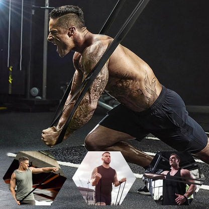 Bande de résistance musculation en latex – Heavy Duty Power Band pour traction, crossfit et entraînement