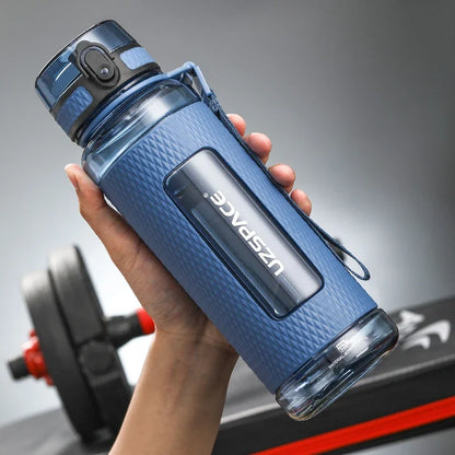 Gourde Sport UZSPACE – Tritan BPA Free – Bouchon Anti-Fuite & Infuseur Fruits