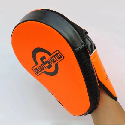 Cible de frappe courbée en PU – Gants focus boxe, MMA et entraînement cardio