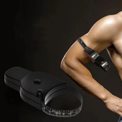 Mètre ruban fitness rétractable – Mesure précise pour tour de taille, bras et poitrine