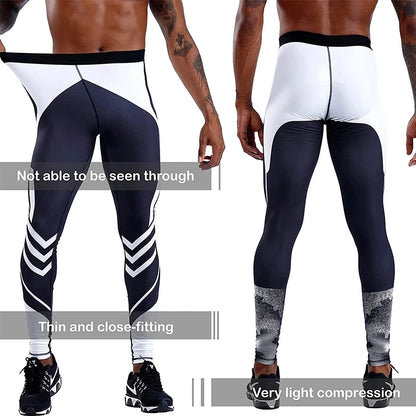 Leggings compression homme sport – Séchage rapide & maintien musculaire total