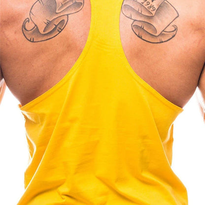Débardeur Musculation Homme - Dos Y - 100% Coton Respirant